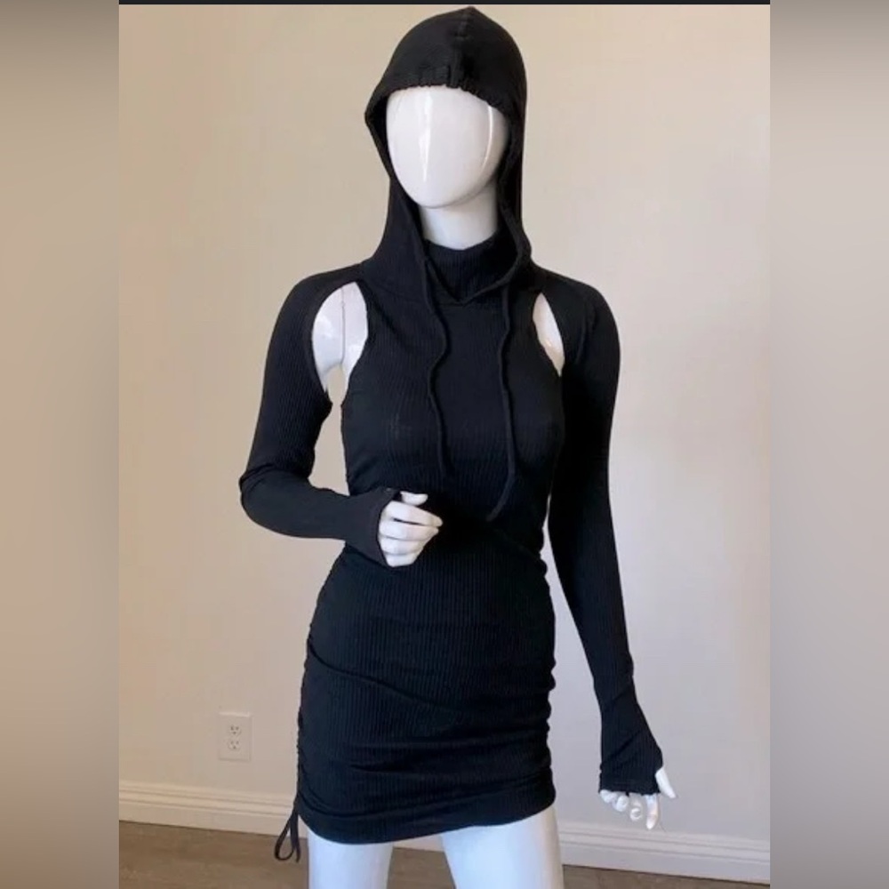 Darker wavs compression mini dress